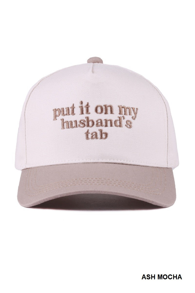 "PUT IT ON MY HUSBAND&