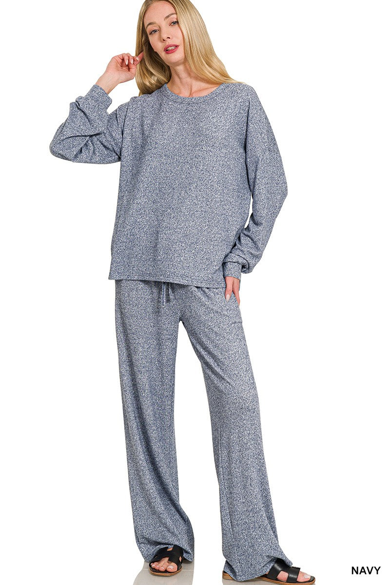 Navy Soft Cozy Set (pants)