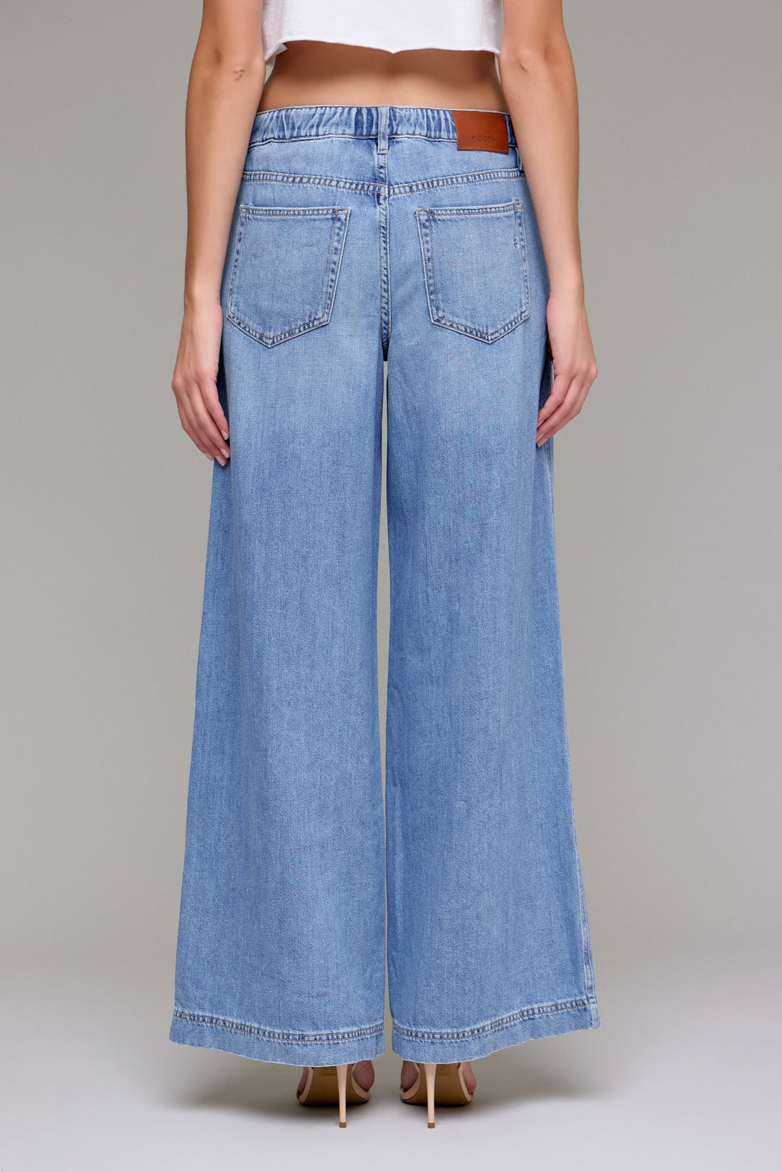 Nori - Elastic Waistband Wide Leg