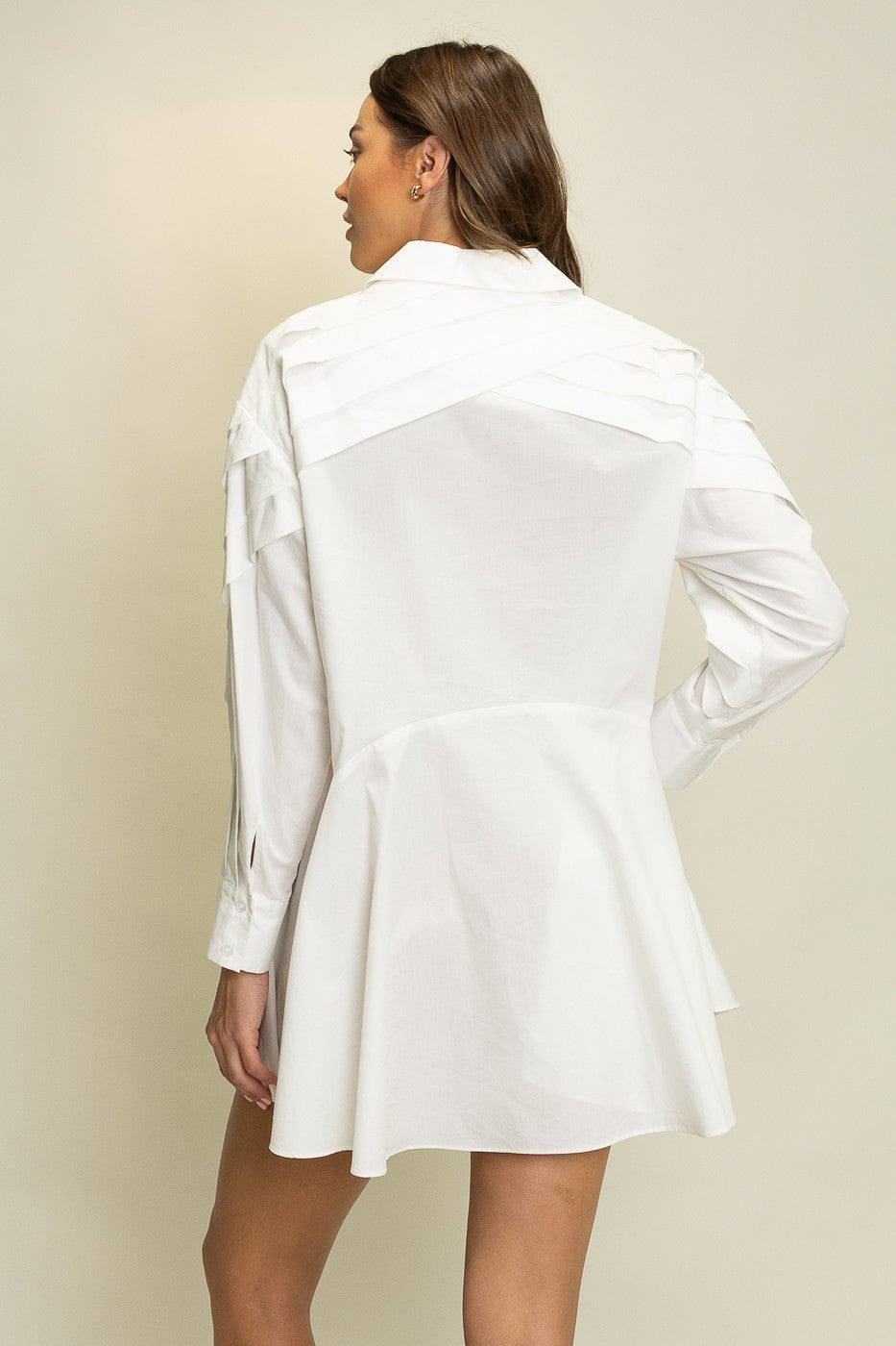 Off White Shirt Dress