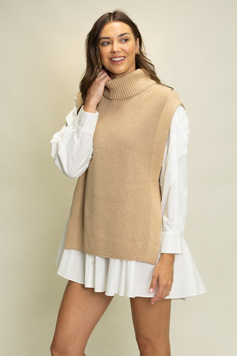 Side Cutout Sweater
