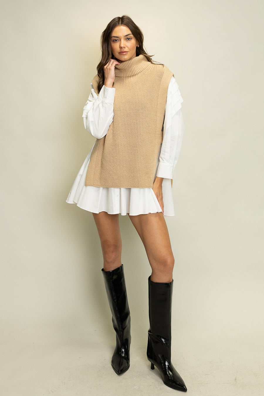 Side Cutout Sweater