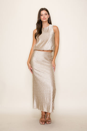 Classy Champagne Set (skirt)