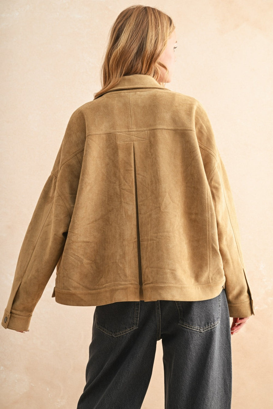 Camel Bomber Jacket
