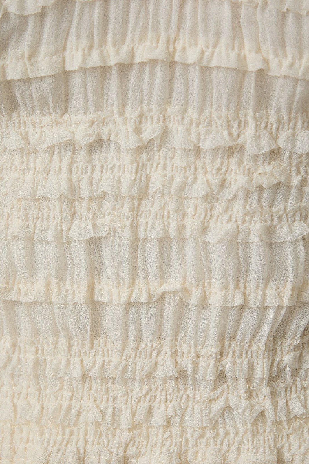 Cream Ruffled Cami Top