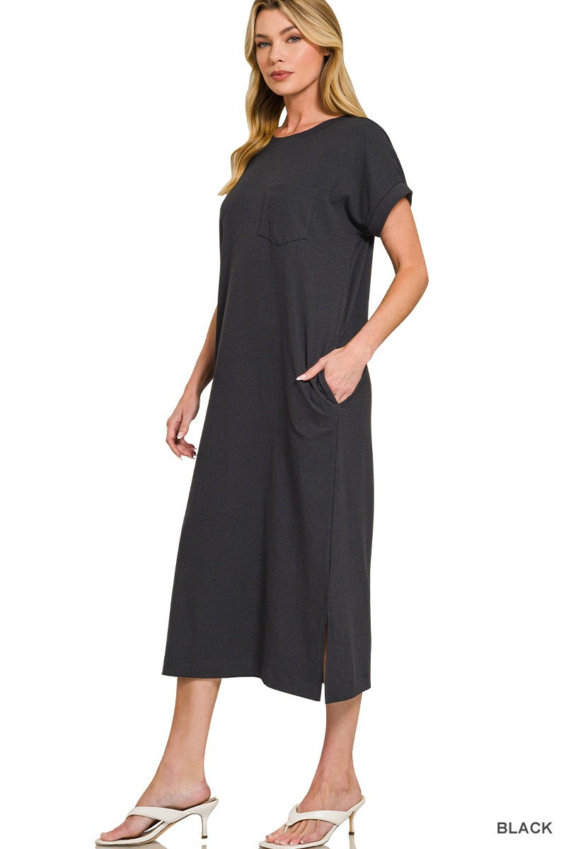 Black T-Shirt Dress