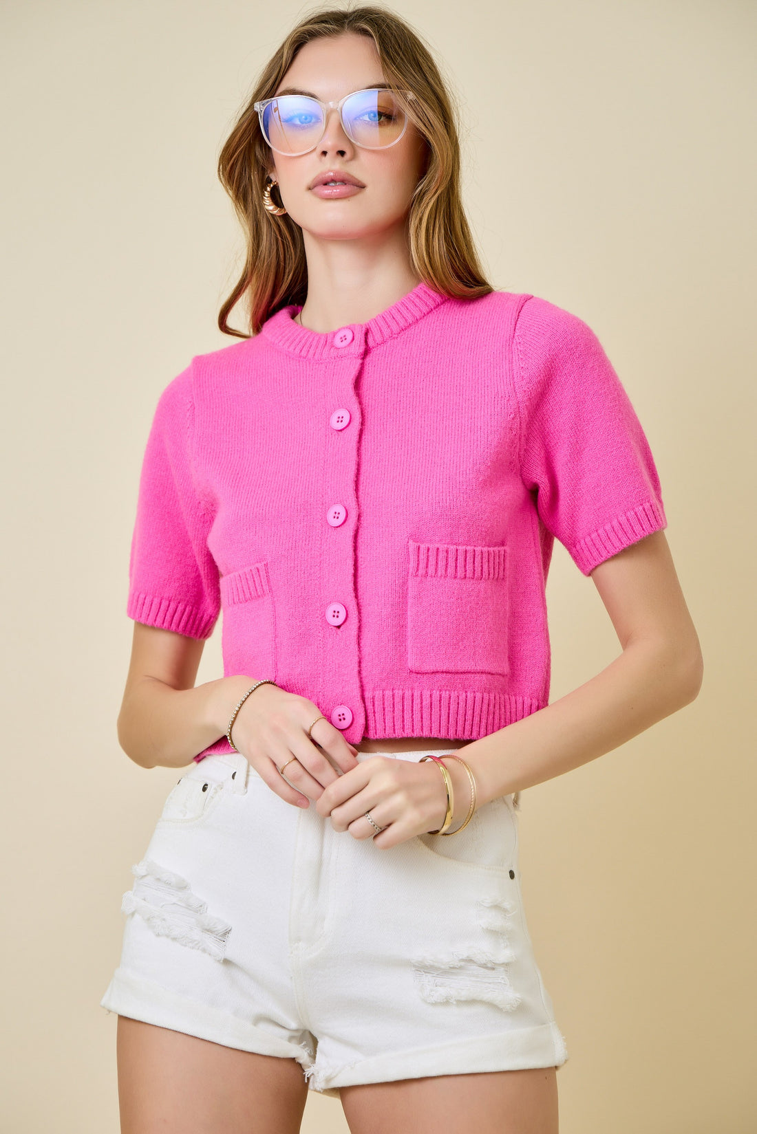 Vibrant Pink Top