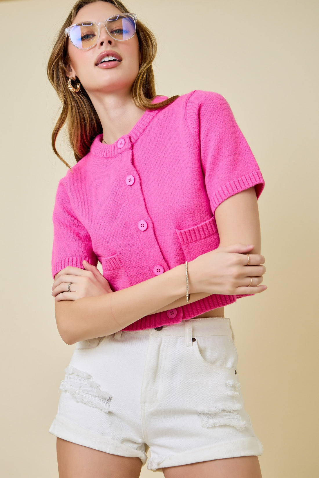 Vibrant Pink Top