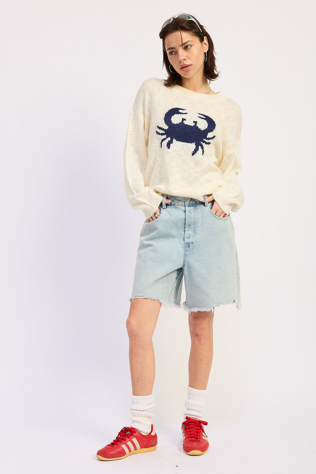 Blue Crab Sweater