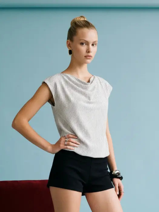 Sleek Striped Top
