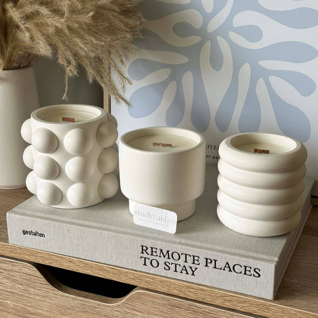 Rose + Peony Soy Candle | Mom Gifts | Crackling Wood Wick: Cloud Jar - 6oz