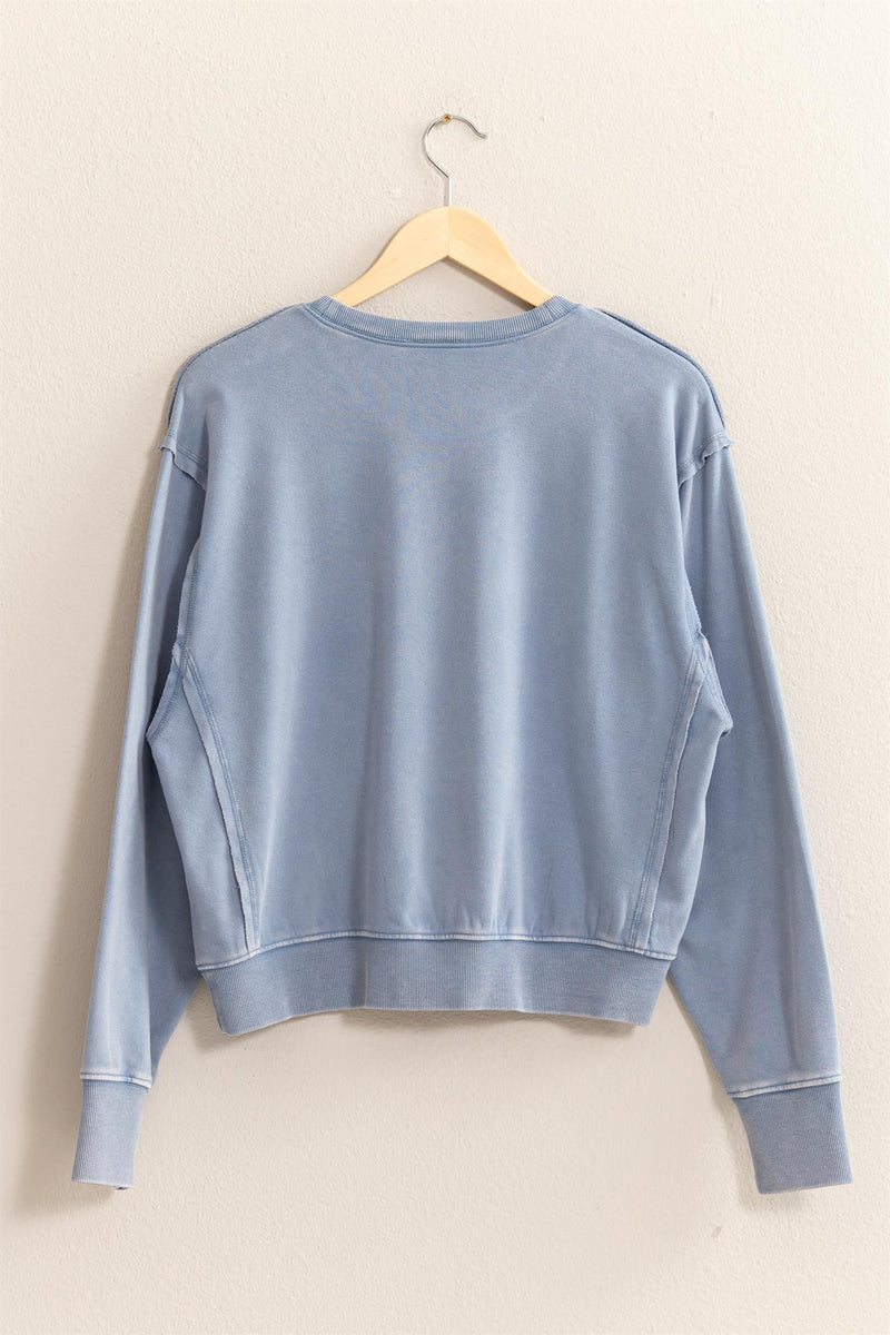 Dusty Blue Pullover