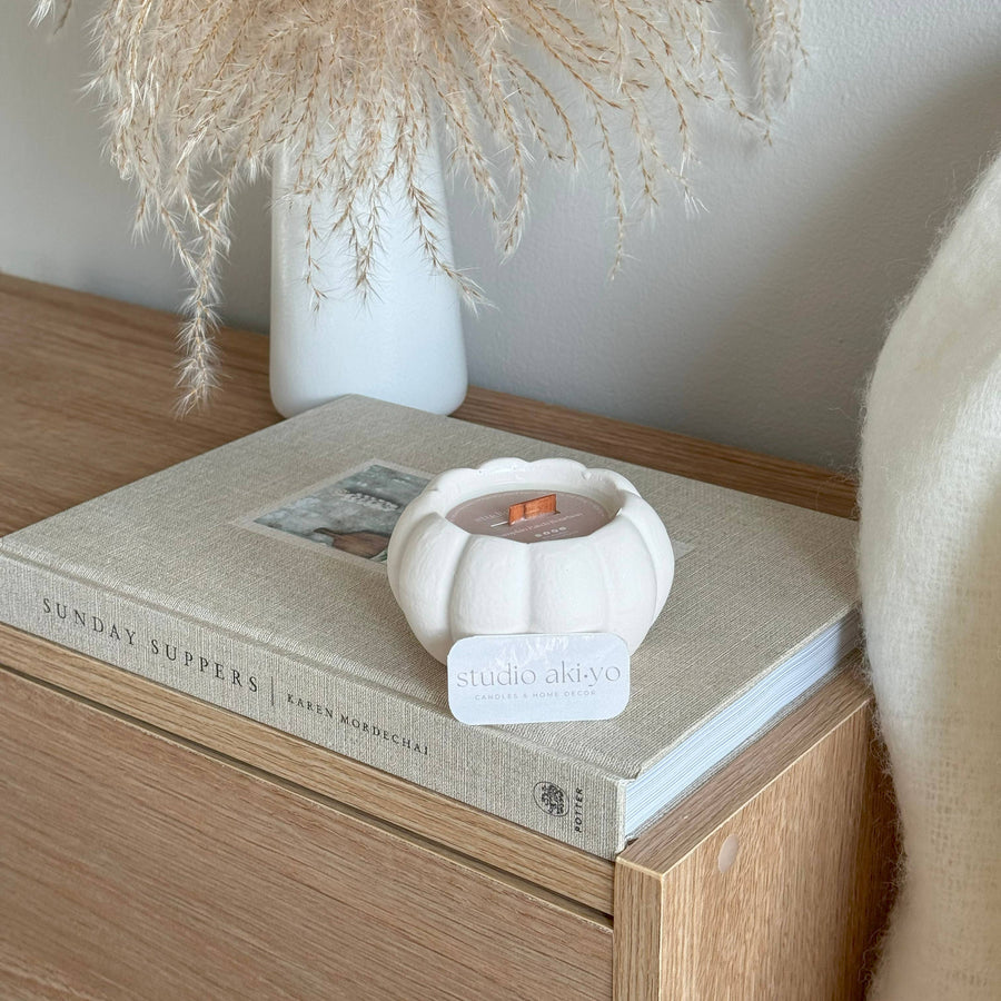 Pumpkin Patch Bourbon Soy Wax Candle | Cozy Fall Autumn Home