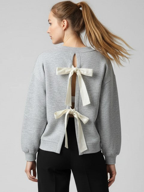 Back Tie Sweater