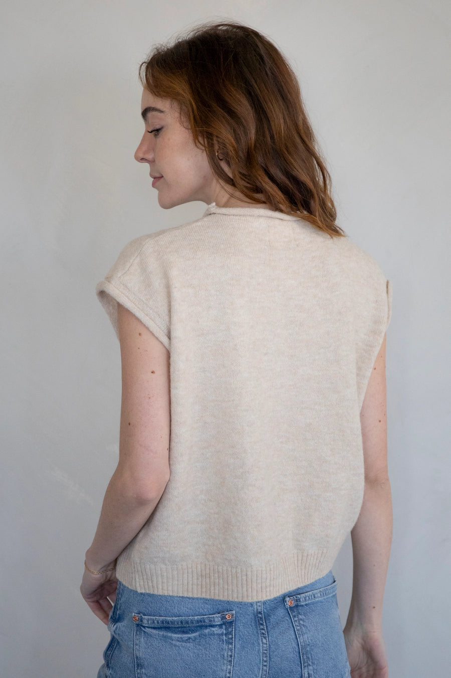 Piper Vest Top - Tan