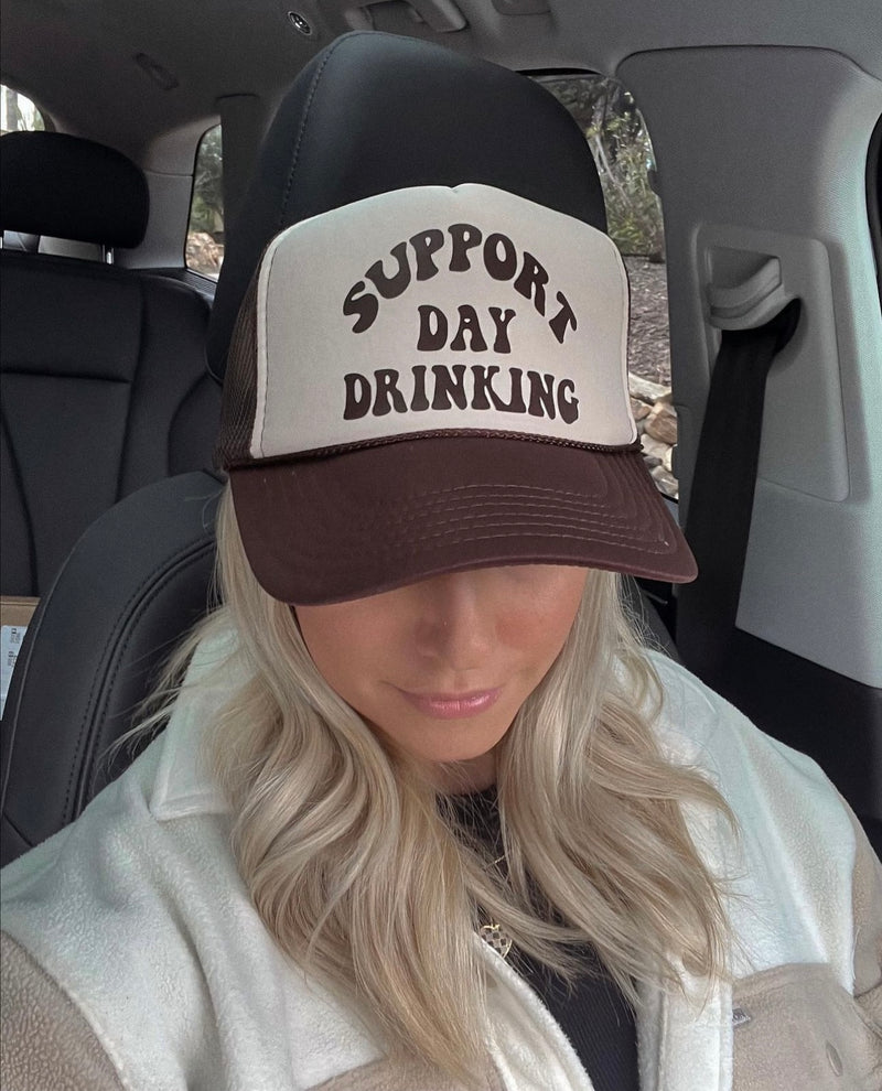 Support Day Drinking - trucker hat