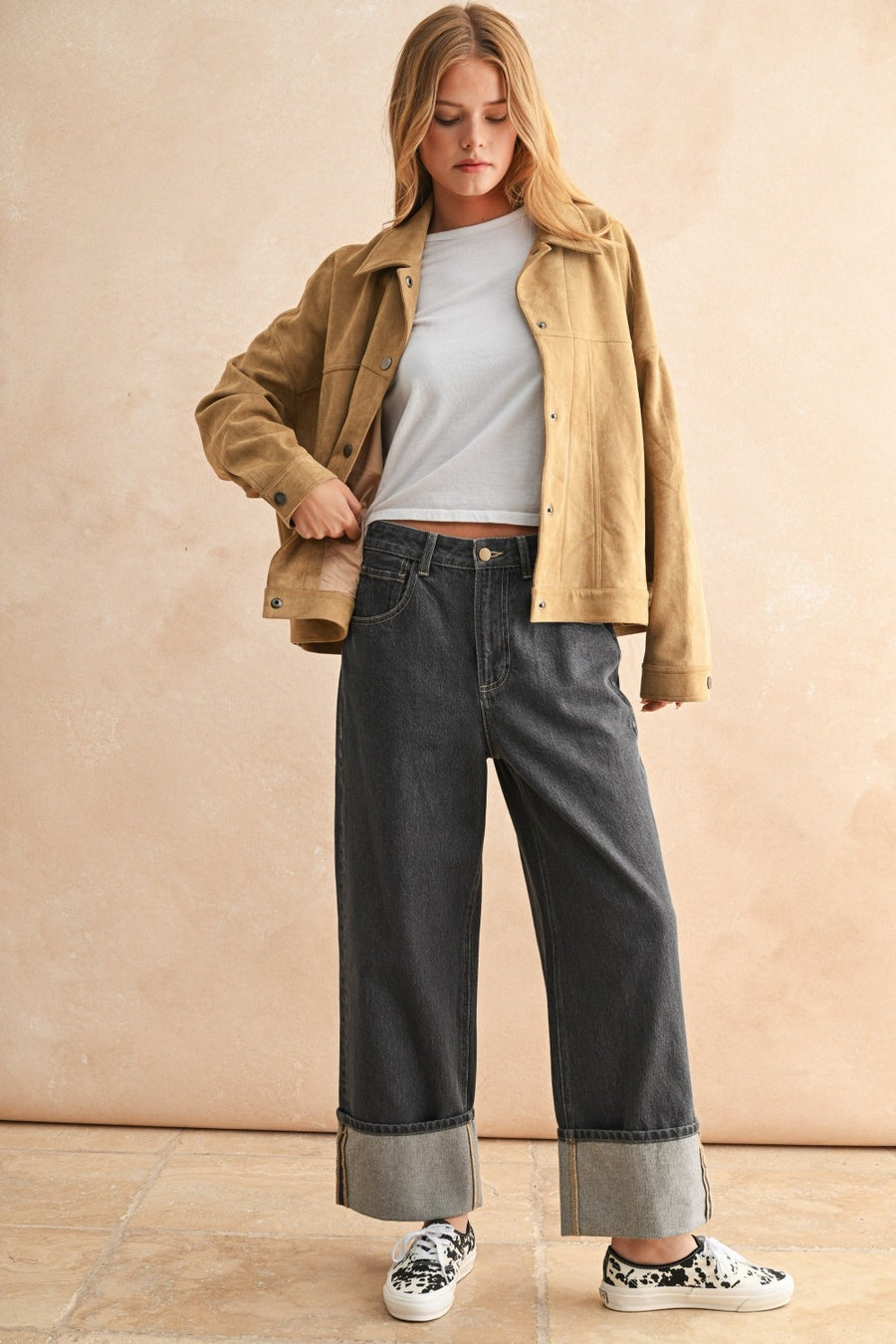 Camel Bomber Jacket