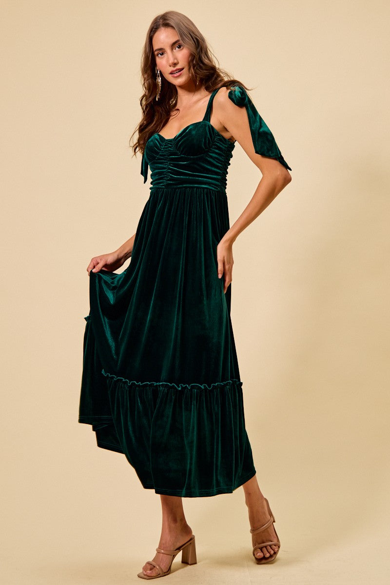 Hunter Green Christmas Dress