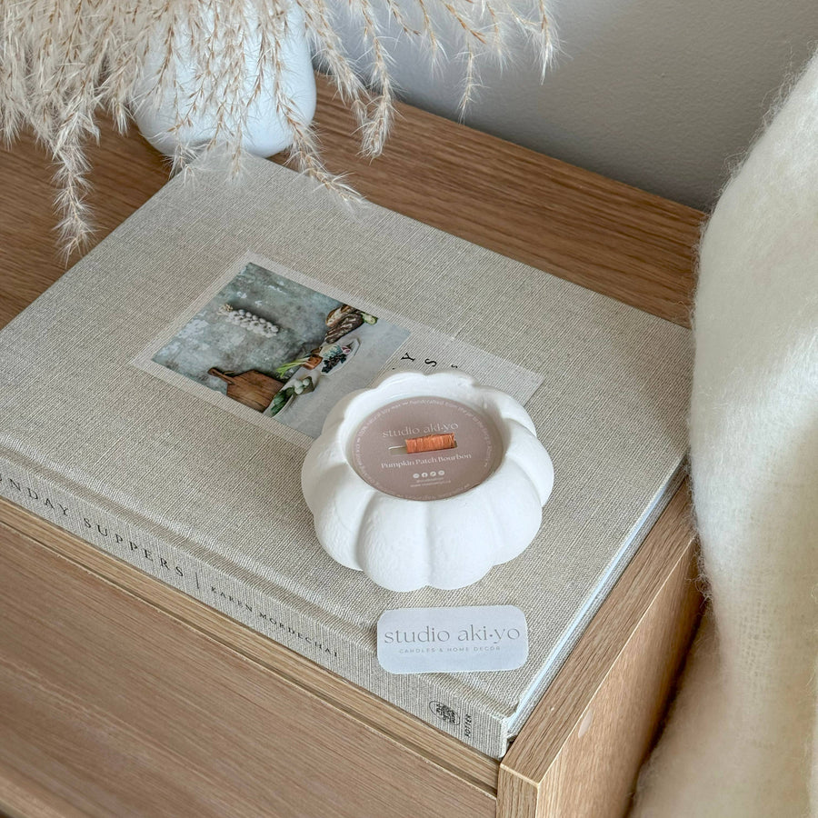 Pumpkin Patch Bourbon Soy Wax Candle | Cozy Fall Autumn Home