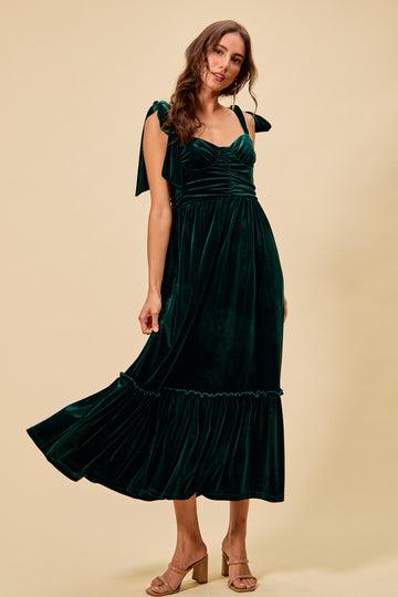 Hunter Green Christmas Dress