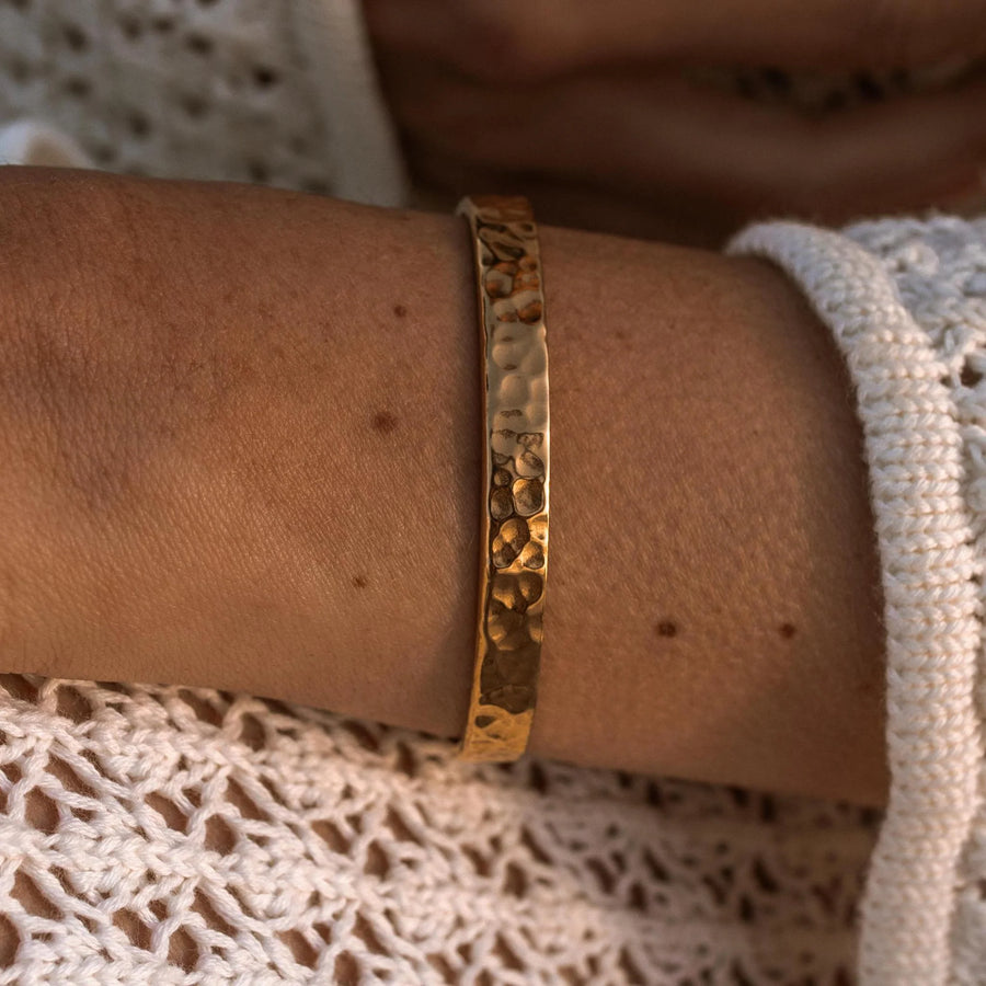 Solstice Cuff Bracelet- Gold