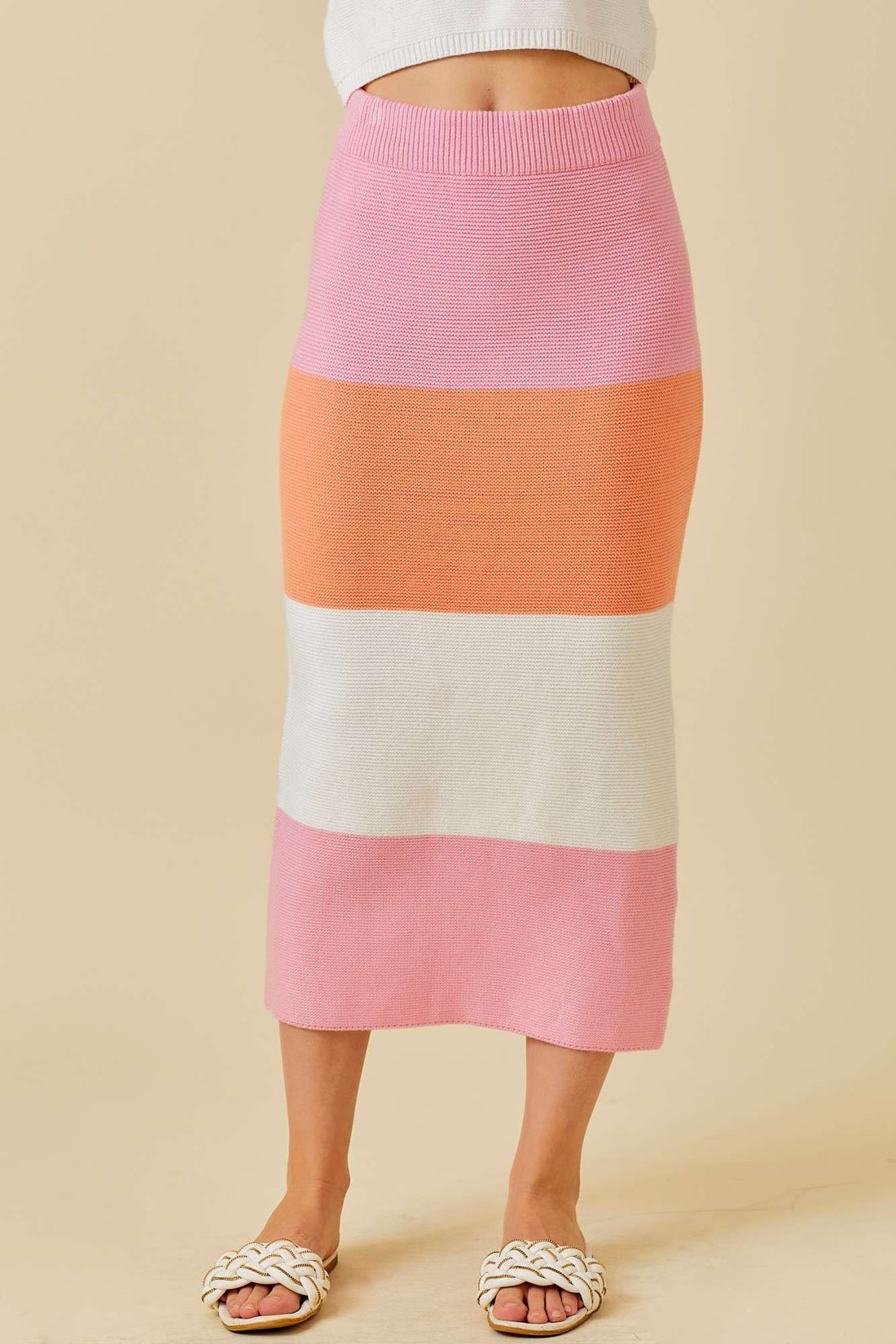 Color Block Set (Skirt)