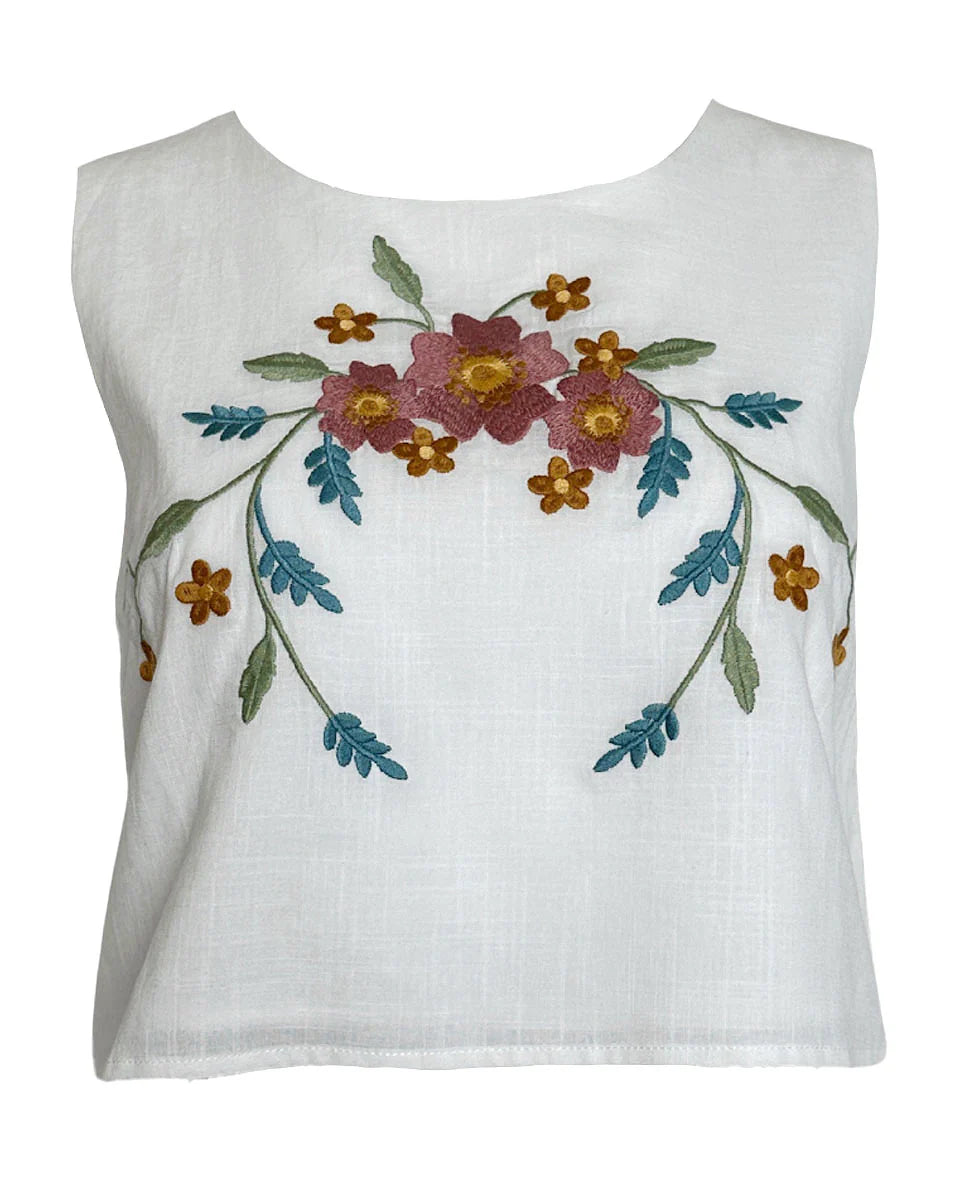 Embroidered Flower Set