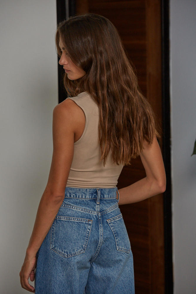 Taupe Double Layered Tank