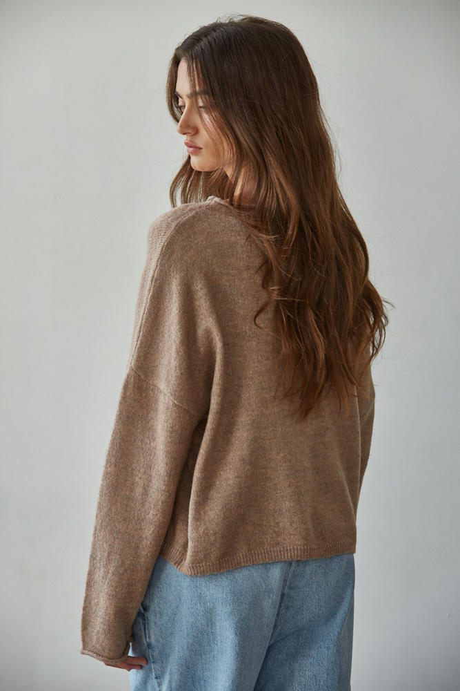 Jovie Mocha Top