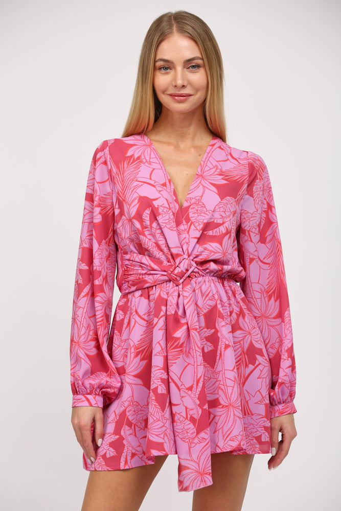 Pink Starburst Romper