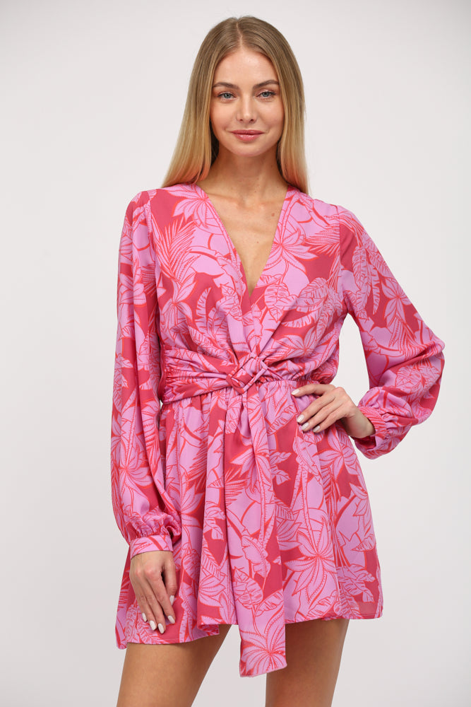 Pink Starburst Romper