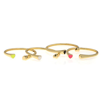 Beau Bangle in Black Enamel