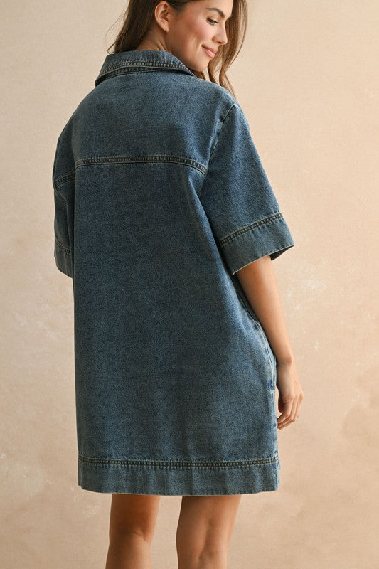 Denim Daisy Dress