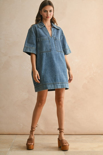 Denim Daisy Dress