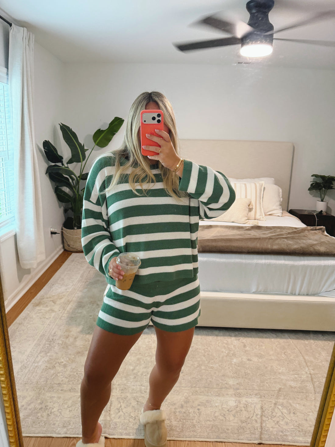 Green Striped Set (top)