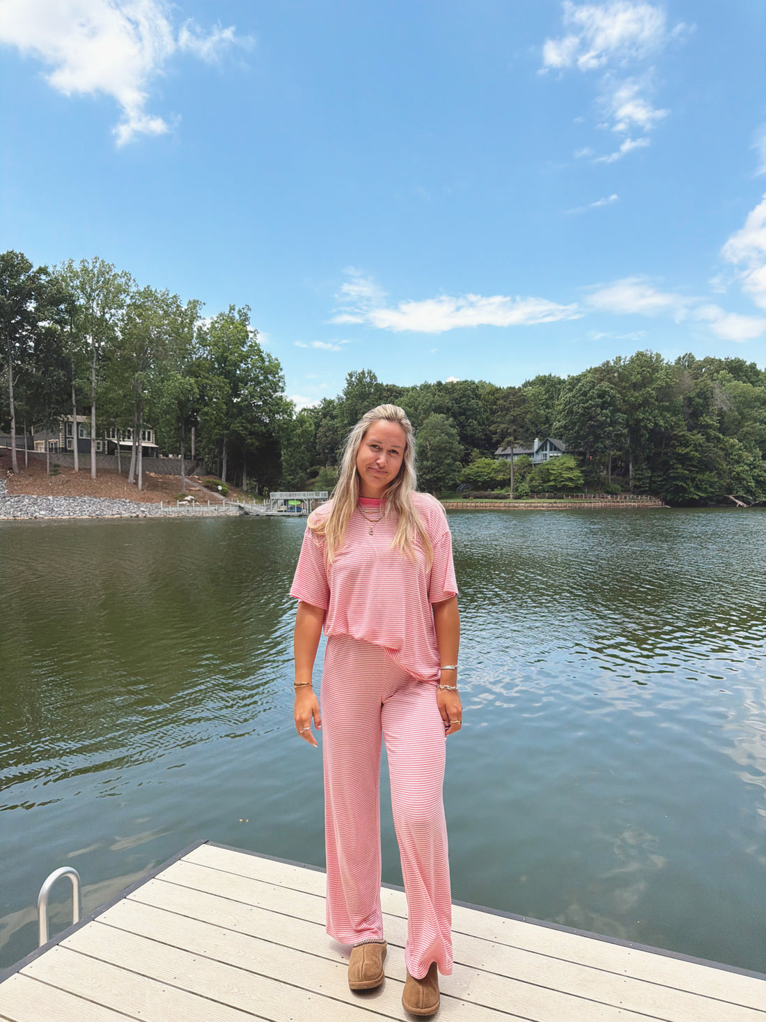 Bubble Gum Striped SET (pants)