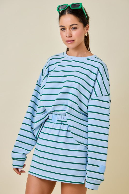 Ocean Striped Set (top)