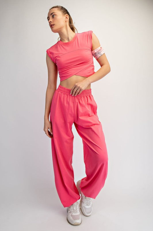 Crossover Flamingo Pink Set