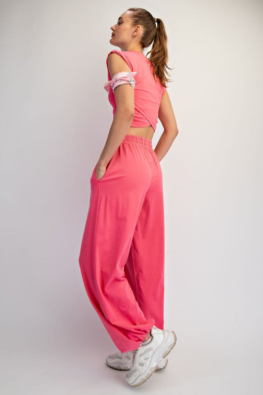 Crossover Flamingo Pink Set