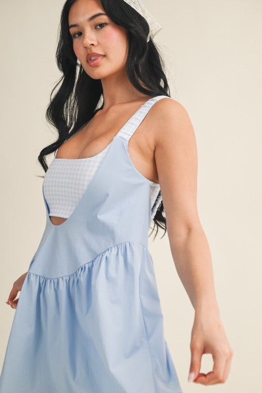 Blue Gingham Dress
