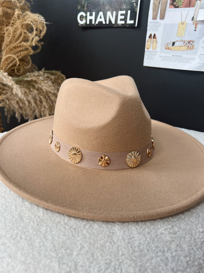 Felt Gold Detail Hat