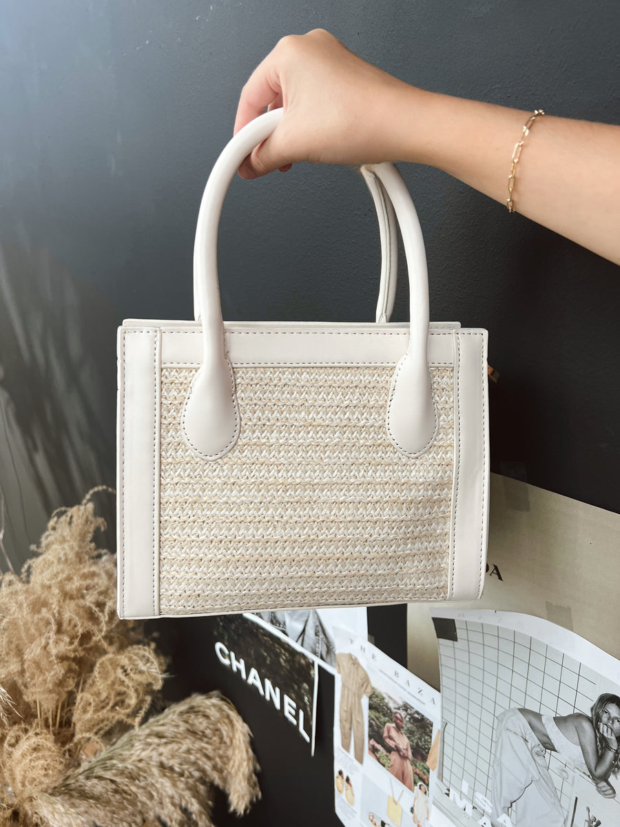 Beach Trip Purse White