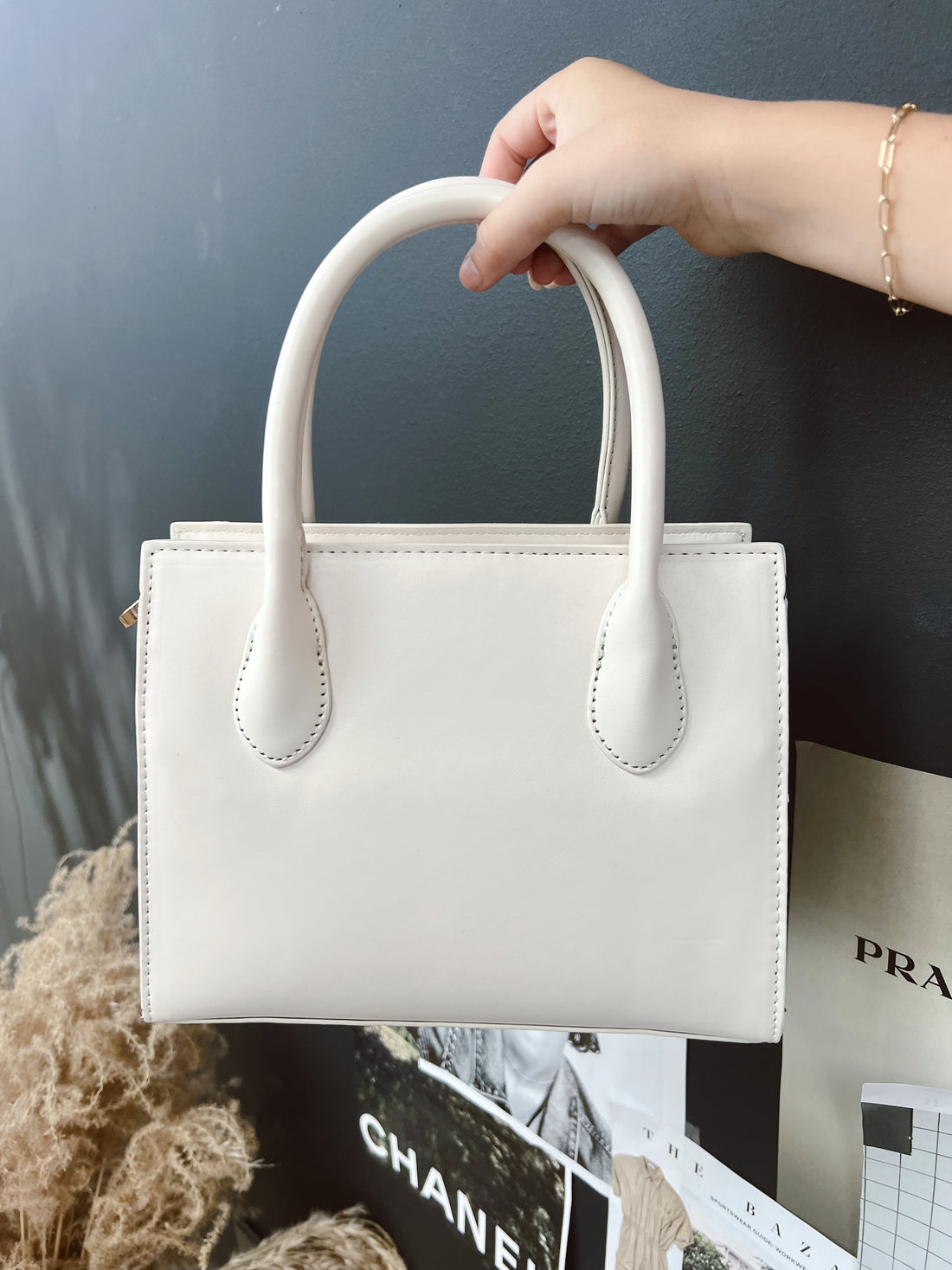 Beach Trip Purse White