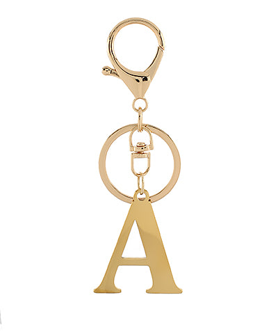 Gold Initial Keychains