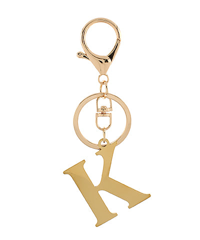 Gold Initial Keychains