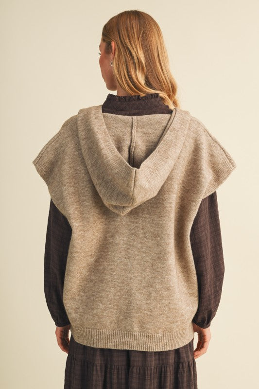 Hoodie Sweater Vest