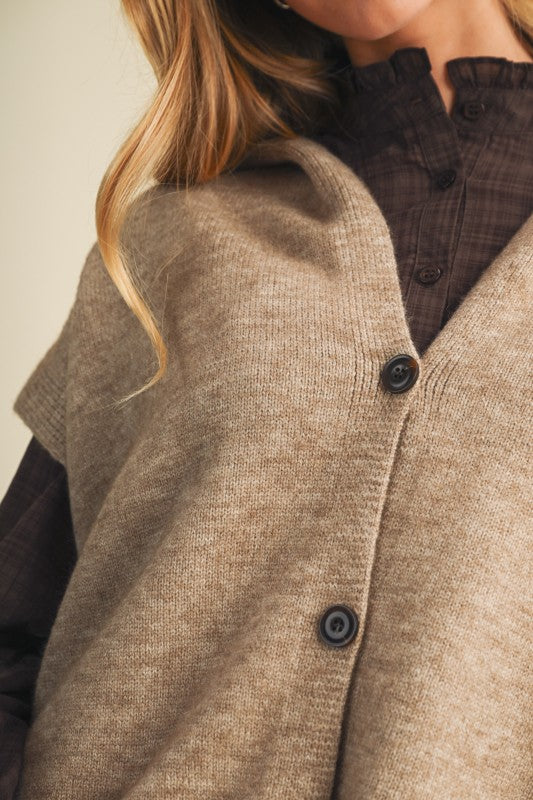 Hoodie Sweater Vest