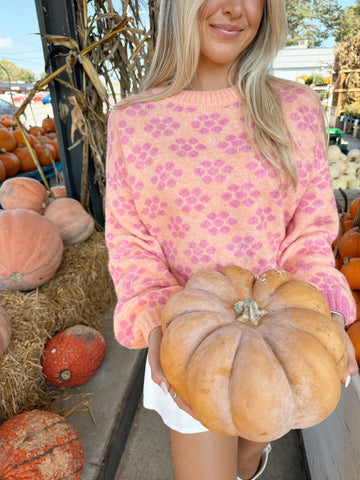 Flirty Flowery Sweater