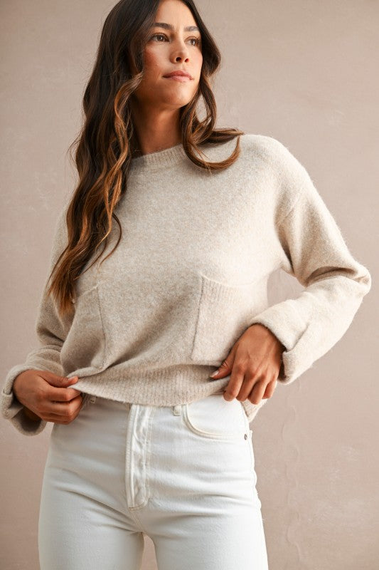 Pocket Front Sweater