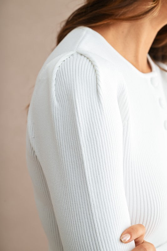 City Bound Button Top